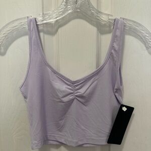Alphalete Lilac Cropped Tank Top
